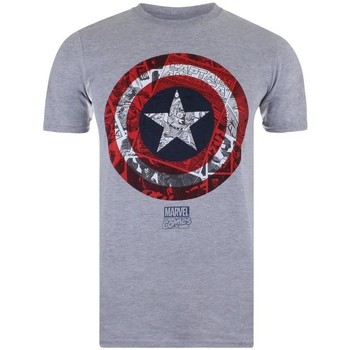 Kleidung Herren Langarmshirts Captain America  Rot
