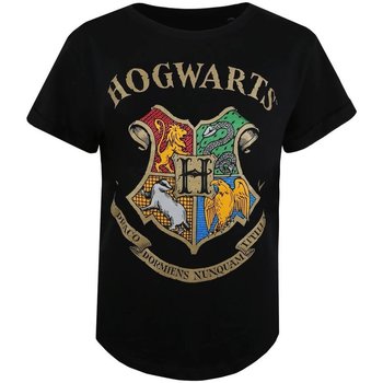 Kleidung Damen Langarmshirts Harry Potter  Schwarz