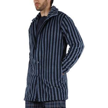 Kleidung Herren Pyjamas/ Nachthemden Admas Hausjacke Office Blau