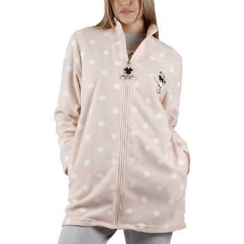 Kleidung Damen Pyjamas/ Nachthemden Admas Hausjacke Minnie Bubble Gum Disney Rosa