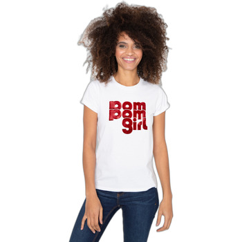 Kleidung Damen T-Shirts & Poloshirts French Disorder T-shirt femme  Alex Pompom Girl Weiss