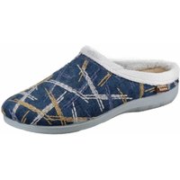 Schuhe Jungen Hausschuhe Manitu marine (jeans) 320077-05 blau