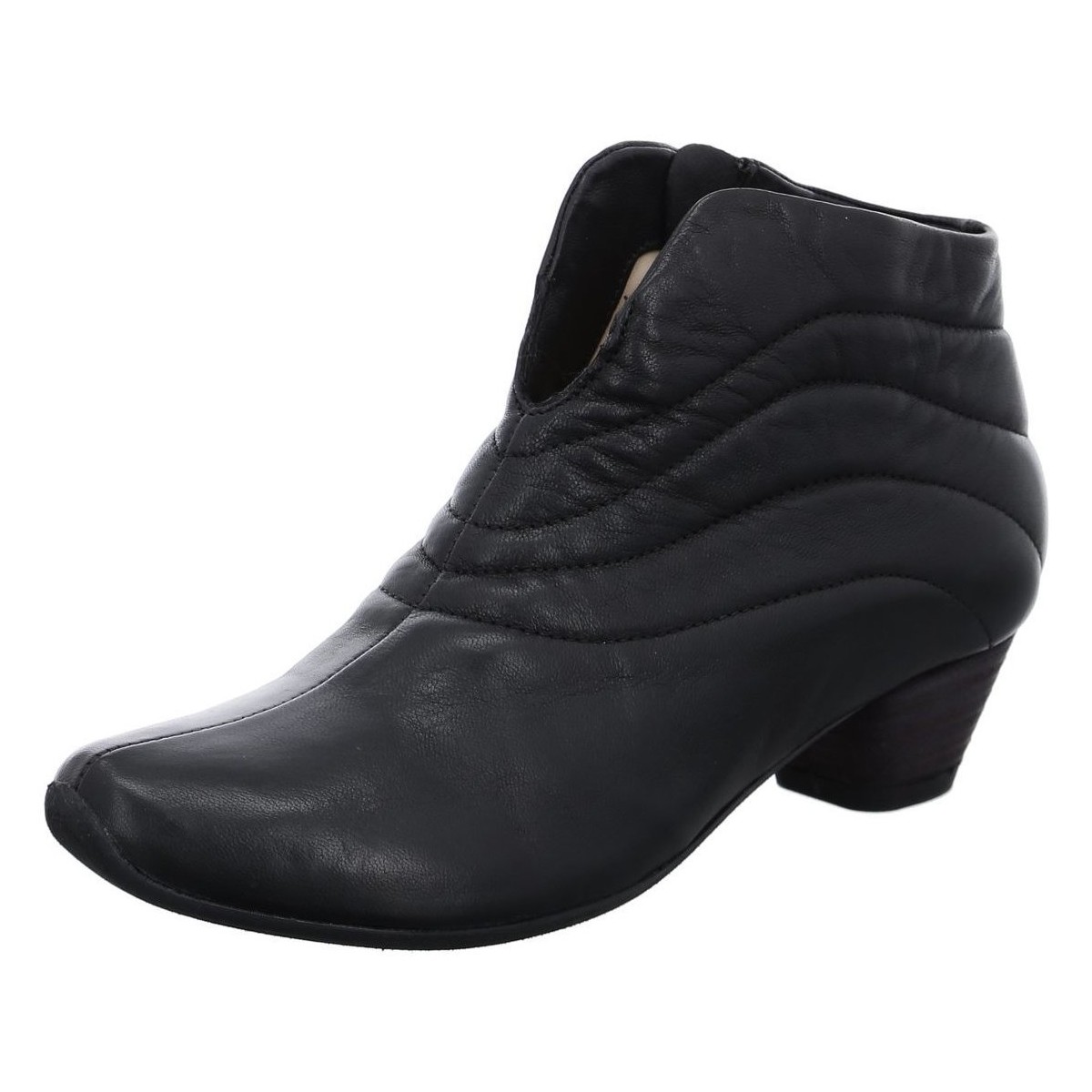 Schuhe Damen Stiefel Think Stiefeletten Aida Stiefelette Glattleder 686 3-000686-0000 Schwarz