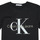 Kleidung Kinder T-Shirts Calvin Klein Jeans MONOGRAM LOGO T-SHIRT Schwarz