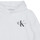 Kleidung Kinder Sweatshirts Calvin Klein Jeans SMALL MONOGRAM HOODIE Weiss