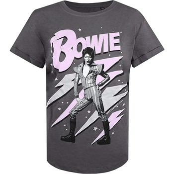 Kleidung Damen Langarmshirts David Bowie  Violett
