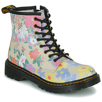 Schuhe Mädchen Boots Dr. Martens 1460 J Beige / Multicolor