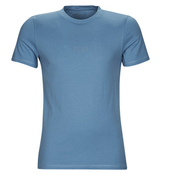Kleidung Herren T-Shirts Guess AIDY CN SS TEE Blau
