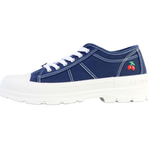 Schuhe Damen Sneaker Low Le Temps des Cerises 199732 Blau
