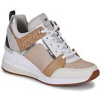 Schuhe Damen Sneaker Low MICHAEL Michael Kors GEORGIE TRAINER Camel / Beige / Silbern