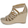 Schuhe Damen Sandalen / Sandaletten MICHAEL Michael Kors BRADLEY WEDGE Gold