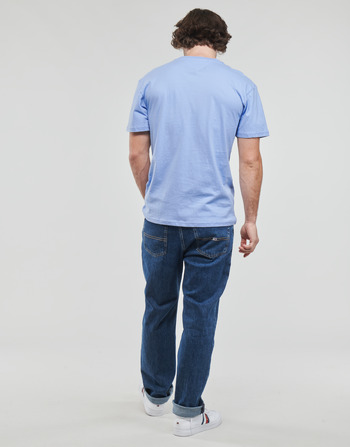Tommy Jeans TJM CLSC LINEAR CHEST TEE Blau / Himmelsfarbe