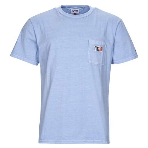 Kleidung Herren T-Shirts Tommy Jeans TJM CLSC TIMELESS TOMMY TEE Blau / Himmelsfarbe