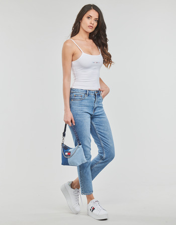 Tommy Jeans TJW BBY COLOR LINEAR STRAP TOP Weiss