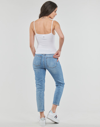 Tommy Jeans TJW BBY COLOR LINEAR STRAP TOP Weiss