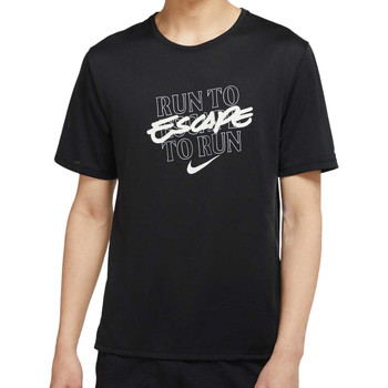 Kleidung Herren T-Shirts & Poloshirts Nike DA1181-010 Schwarz