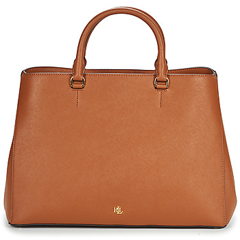 Taschen Damen Handtasche Lauren Ralph Lauren HANNA 37-SATCHEL-LARGE Cognac