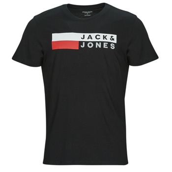 Kleidung Herren T-Shirts Jack & Jones JJECORP LOGO TEE SS O-NECK Schwarz