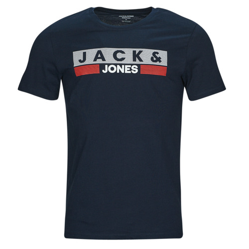 Kleidung Herren T-Shirts Jack & Jones JJECORP LOGO TEE SS O-NECK Marine