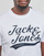 Kleidung Herren T-Shirts Jack & Jones JORTREVOR UPSCALE SS TEE CREW NECK Weiss