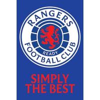 Home Plakate / Posters Rangers Fc TA8693 Rot