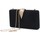 Taschen Damen Abendtasche und Clutch Luna Collection 67016 Schwarz