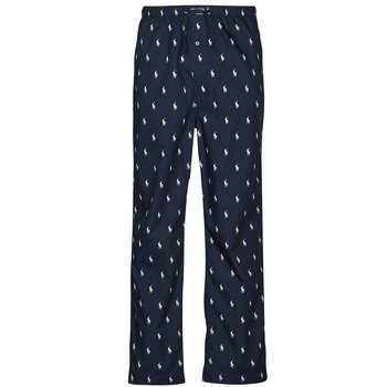 Kleidung Herren Pyjamas/ Nachthemden Polo Ralph Lauren SLEEPWEAR-PJ PANT-SLEEP-BOTTOM Marine / Weiss