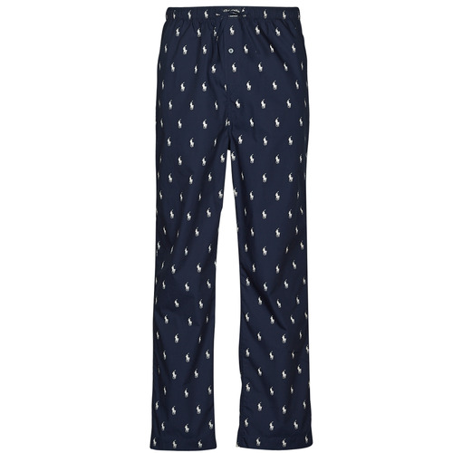 Kleidung Pyjamas/ Nachthemden Polo Ralph Lauren SLEEPWEAR-PJ PANT-SLEEP-BOTTOM Marine / Weiss
