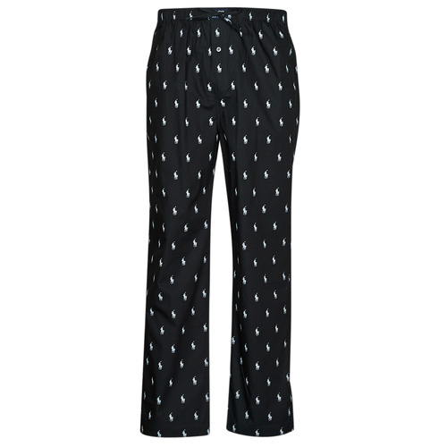 Kleidung Pyjamas/ Nachthemden Polo Ralph Lauren SLEEPWEAR-PJ PANT-SLEEP-BOTTOM Schwarz / Weiss