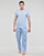 Kleidung Pyjamas/ Nachthemden Polo Ralph Lauren SLEEPWEAR-PJ PANT-SLEEP-BOTTOM Blau / Himmelsfarbe / Weiss