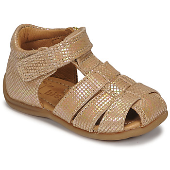 Schuhe Mädchen Sandalen / Sandaletten Bisgaard CARLY Rosa / Gold