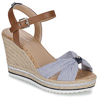 Schuhe Damen Sandalen / Sandaletten Tom Tailor 5390211 Blau / Braun / Weiss