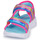 Schuhe Mädchen Sportliche Sandalen Skechers HEART LIGHTS SANDALS Rosa / Blau