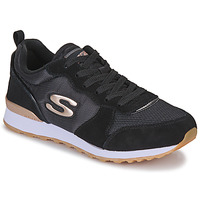 Schuhe Damen Sneaker Low Skechers OG 85 Schwarz / Gold