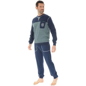 Kleidung Herren Pyjamas/ Nachthemden Christian Cane SAHEL Blau
