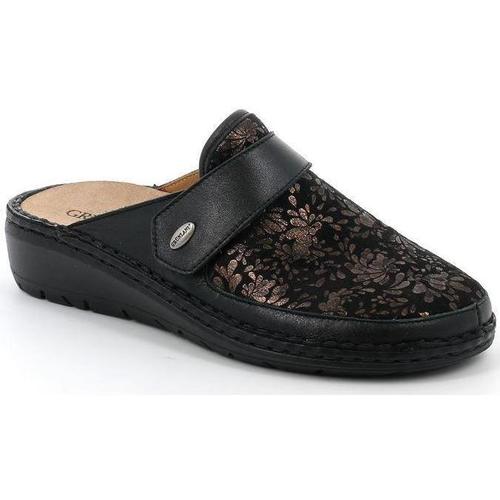 Schuhe Damen Pantoffel Grunland DSG-CE0849 Schwarz