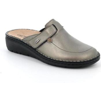 Schuhe Damen Pantoffel Grunland DSG-CE0851 Grau
