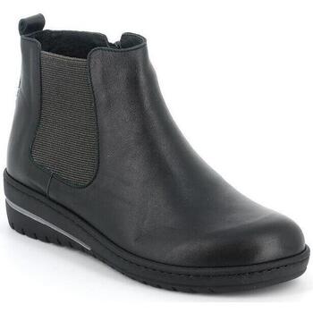 Schuhe Damen Low Boots Grunland DSG-PO2319 Schwarz