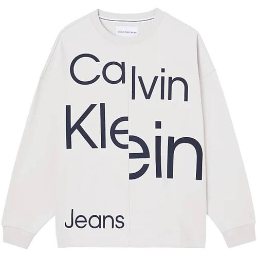 Kleidung Damen Sweatshirts Calvin Klein Jeans  Beige