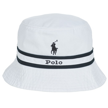 Accessoires Schirmmütze Polo Ralph Lauren LOFT BUCKET-BUCKET-HAT Weiss / Marine