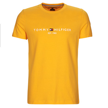 Kleidung Herren T-Shirts Tommy Hilfiger TOMMY LOGO TEE Gelb