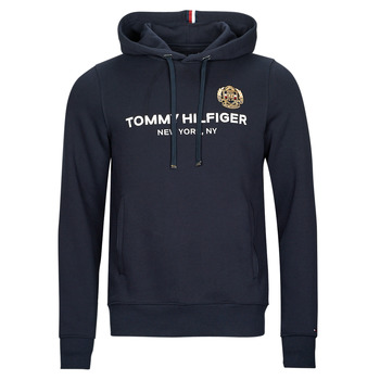 Kleidung Herren Sweatshirts Tommy Hilfiger ICON STACK CREST  HOODY Marine
