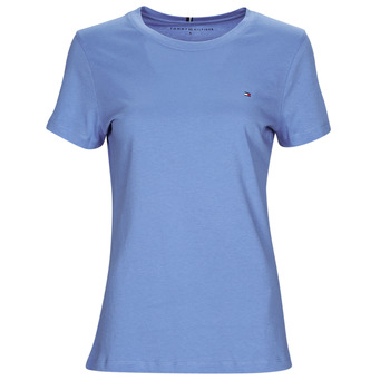 Kleidung Damen T-Shirts Tommy Hilfiger NEW CREW NECK TEE Blau