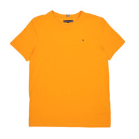 Kleidung Jungen T-Shirts Tommy Hilfiger ESSENTIAL COTTON Gelb