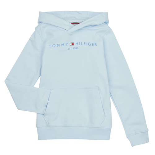 Tommy Hilfiger U ESSENTIAL HOODIE Blau - Kostenloser Versand | Spartoo.de !  - Kleidung Sweatshirts Kind 48,93 €