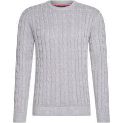 Kleidung Herren Sweatshirts Cappuccino Italia Cable Pullover Grijs Grau