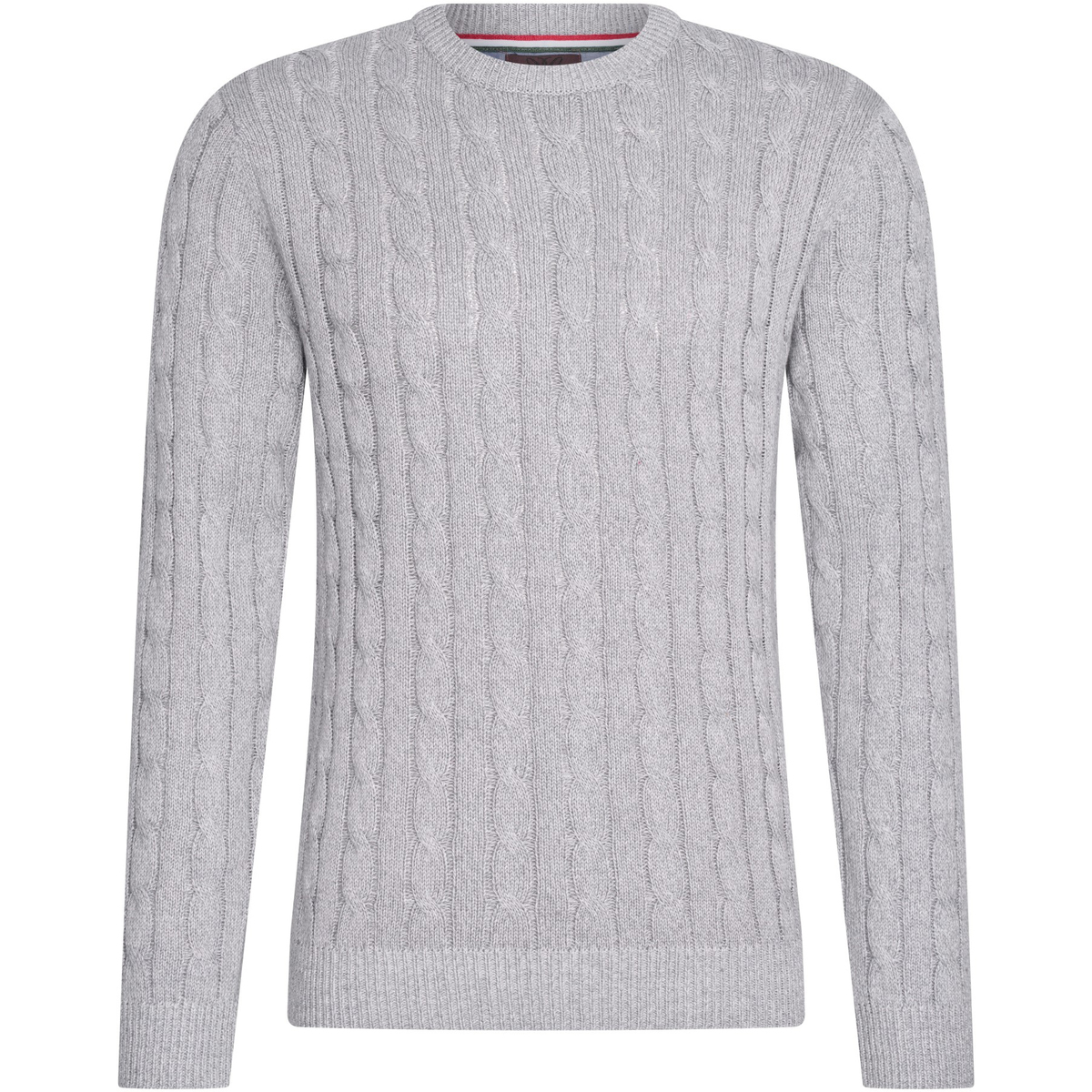 Kleidung Herren Sweatshirts Cappuccino Italia Cable Pullover Grijs Grau