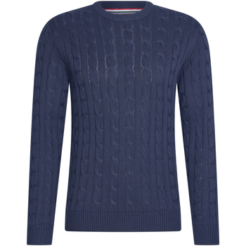 Kleidung Herren Sweatshirts Cappuccino Italia Cable Pullover Navy Blau