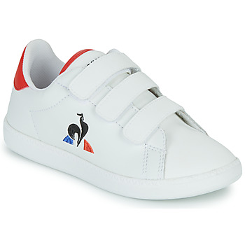 Schuhe Kinder Sneaker Low Le Coq Sportif COURTSET PS Weiss