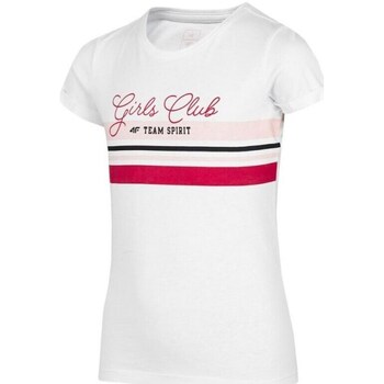 Kleidung Mädchen T-Shirts 4F JTSD004 Weiss